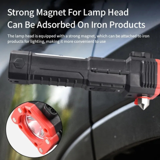 Portable LED Flashlight with Hammer, Waterproof, 1200mAh Battery Price in Pakistan | LAPTAB