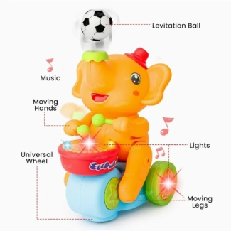 Elephant Musician Toy with Music, Flashing Light, and Levitation Ball Price in Pakistan | LAPTAB