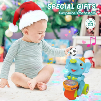 Elephant Musician Toy with Music, Flashing Light, and Levitation Ball Price in Pakistan | LAPTAB