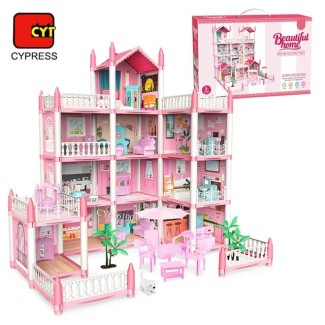 Dream Doll House Toys with Furniture and Accessories for Kids Price in Pakistan | LAPTAB