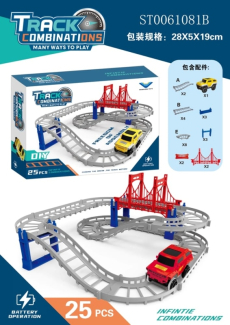 Electric Rail Car Set with 82 Parts - Creative Building Toy for Kids Price in Pakistan | LAPTAB