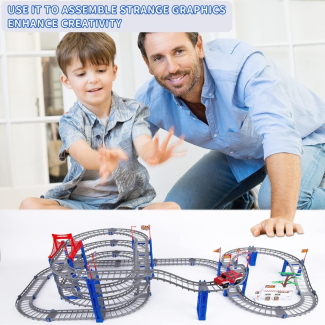 Electric Rail Car Set with 82 Parts - Creative Building Toy for Kids Price in Pakistan | LAPTAB