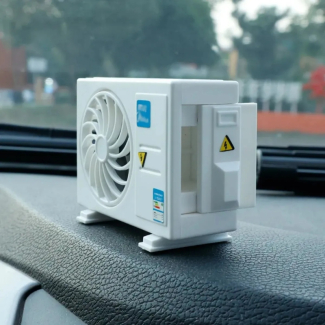 AC Style Solar Car Dashboard Air Freshener and Perfume Diffuser Price in Pakistan | LAPTAB