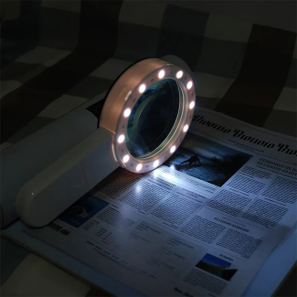 Large Magnifier with Light, 20X Optical Lens, Ergonomic Design, Gift for Seniors Price in Pakistan | LAPTAB