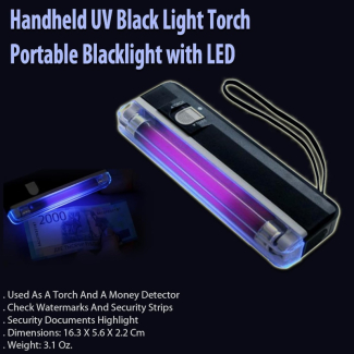 Black Light Torch Portable Blacklight LED for Money Detection and Night Use Price in Pakistan | LAPTAB