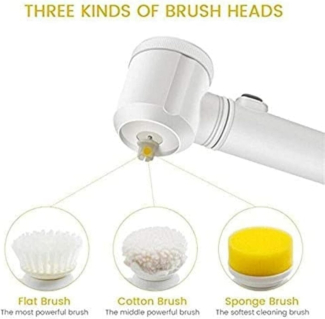 MAGIC BRUSH 5-in-1 Electric Cleaning Brush for Bathroom and Kitchen Price in Pakistan | LAPTAB