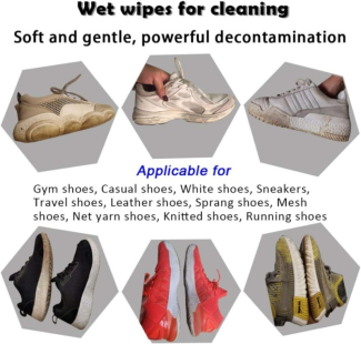 Shoes Cleaning Wipes Pack of 80 - Safe for Leather, Fast & Convenient Price in Pakistan | LAPTAB