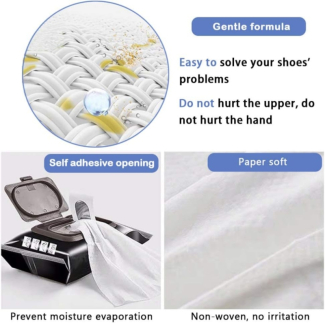 Shoes Cleaning Wipes Pack of 80 - Safe for Leather, Fast & Convenient Price in Pakistan | LAPTAB
