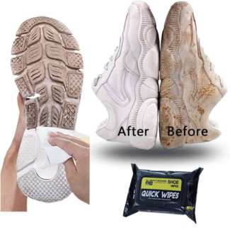 Shoes Cleaning Wipes Pack of 80 - Safe for Leather, Fast & Convenient Price in Pakistan | LAPTAB