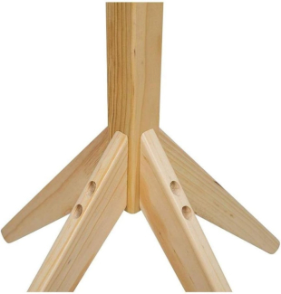 Home Coat Rack Iron Stand with 8 Hooks - Natural Finish, 175 CM Tall Price in Pakistan | LAPTAB