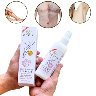 ECRIN Hair Removal Spray - Gentle, Fast, and Hydrating for Smooth Skin Price in Pakistan | LAPTAB