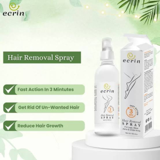 ECRIN Hair Removal Spray - Gentle, Fast, and Hydrating for Smooth Skin Price in Pakistan | LAPTAB