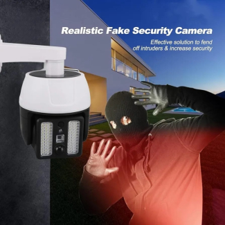 Fake Security Camera Flashing Red LED Light 