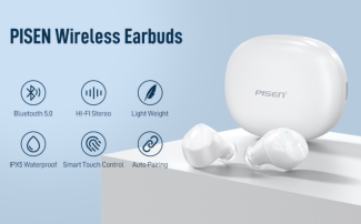 PISEN Bluetooth 5.3 Wireless Earbuds with Noise Canceling and Mic Price in Pakistan | LAPTAB