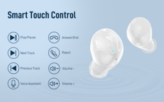 PISEN Bluetooth 5.3 Wireless Earbuds with Noise Canceling and Mic Price in Pakistan | LAPTAB
