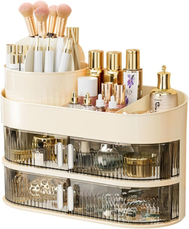 Detachable Three-Layer Makeup Organizer for Easy Access and Storage Price in Pakistan | LAPTAB