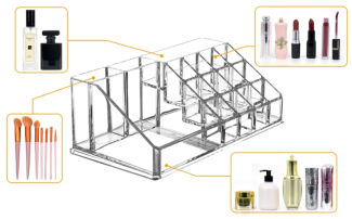 Cosmetic Organizer Lipstick Stand Holder with Removable Drawers and Display Price in Pakistan | LAPTAB