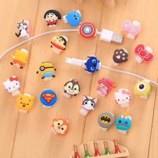 10pcs Cartoon Cable Protectors for USB Charging Cables - Durable & Fun Price in Pakistan | LAPTAB