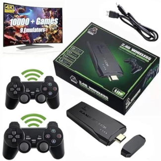 4K HDMI Wireless Gamepad Console with 3000+ Built-in Games, 32GB/64GB Price in Pakistan | LAPTAB