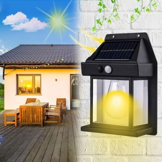 Solar Charge Motion Sensor Waterproof Wall Lamp for Outdoor Lighting Price in Pakistan | LAPTAB
