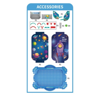Space Marbles Pinball Table Top Board Game for Kids Ages 3+ Price in Pakistan | LAPTAB