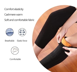 2pcs Cashmere Knee Pads for Men and Women - Warmth and Support in Winter Price in Pakistan | LAPTAB