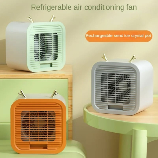 Portable Air Cool Fan with Adjustable Speeds and Ice Crystal Compatibility Price in Pakistan | LAPTAB