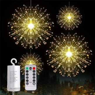 OUTDOOR FIREWORK LIGHT 120 LED - Starburst Design with Remote Control Price in Pakistan | LAPTAB