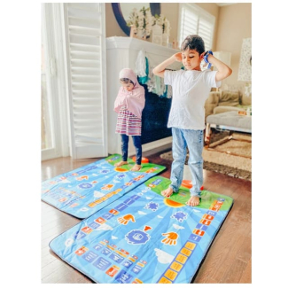 Kids Muslim Prayer Rug - Soft, Colorful Salah Mat for Learning Prayer Price in Pakistan | LAPTAB