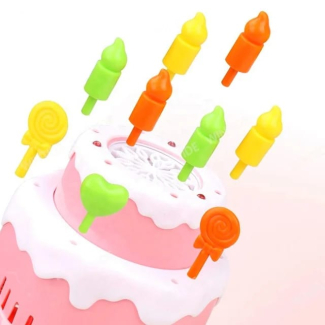 BUBBLE CAKE WITH LIGHTS - High Output Bubble Machine in Blue/Pink Price in Pakistan | LAPTAB