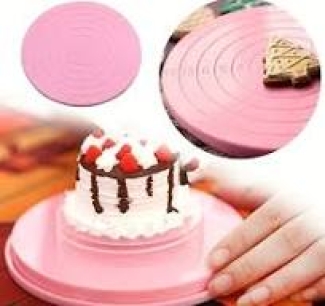 Mini Plastic Fondant Cake Rotary Turntable for Easy Decorating, 14cm Price in Pakistan | LAPTAB