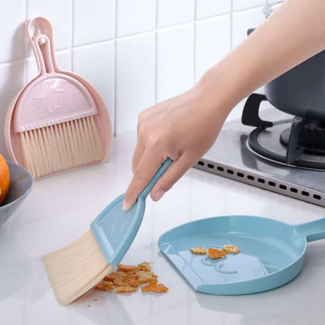 Mini Dustpan and Broom Set - Lightweight, Portable, and Multipurpose Cleaning Tool Price in Pakistan | LAPTAB
