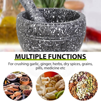 Make Fresh Herbs Grinder Bowl - Heavy Duty Mortar and Pestle Set Price in Pakistan | LAPTAB
