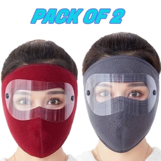 Riding Full Face Cover Mask Pack of 2 - Thermal, Waterproof, Adjustable Price in Pakistan | LAPTAB