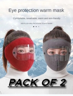 Riding Full Face Cover Mask Pack of 2 - Thermal, Waterproof, Adjustable Price in Pakistan | LAPTAB