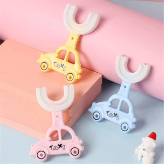 Car shape Silicon Toothbrush for kids