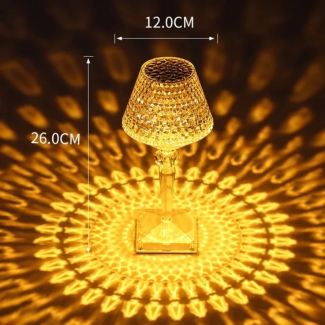 Crystal Diamond Style Desk Lamp with 3 Brightness Options, Minimalist Design Price in Pakistan | LAPTAB