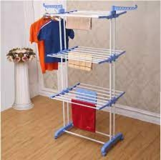 3Layer Clothes Hanger - Adjustable Clothes-Dryer Tower for Air-Drying Price in Pakistan | LAPTAB