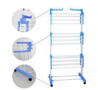 3Layer Clothes Hanger - Adjustable Clothes-Dryer Tower for Air-Drying Price in Pakistan | LAPTAB