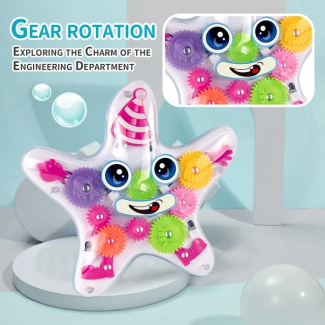 360 Rotating Gear Star Fish Toy with Lights and Sound for Kids Price in Pakistan | LAPTAB