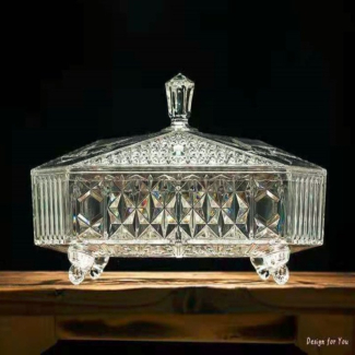 Transparent Nut Serving Platter with Moisture-Proof Lid, 28x14cm Price in Pakistan | LAPTAB