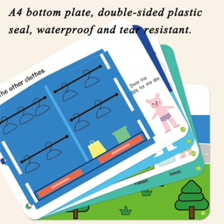 Montessori Baby Educational Toy - Kid Quiet Busy Book for Toddlers 2-4 Price in Pakistan | LAPTAB