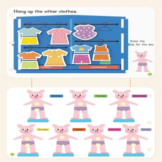 Montessori Baby Educational Toy - Kid Quiet Busy Book for Toddlers 2-4 Price in Pakistan | LAPTAB