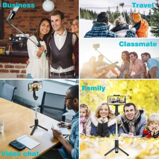 Bluetooth Selfie Stick Tripod Stand for Smartphones - Adjustable & Portable Price in Pakistan | LAPTAB