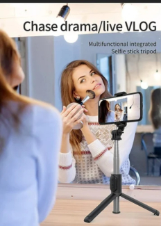 Bluetooth Selfie Stick Tripod Stand for Smartphones - Adjustable & Portable Price in Pakistan | LAPTAB