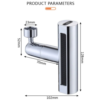 Pressurized Kitchen Sink Waterfall Faucet with 4 Functions and Extender Price in Pakistan | LAPTAB