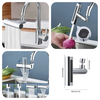 Pressurized Kitchen Sink Waterfall Faucet with 4 Functions and Extender Price in Pakistan | LAPTAB