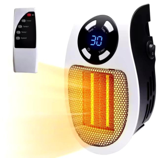 Portable electric heater fan