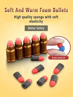 SHELL BULLET GUN - Safe Soft-Bullet Toy with Realistic Shell-Ejecting Design Price in Pakistan | LAPTAB