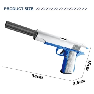 SHELL BULLET GUN - Safe Soft-Bullet Toy with Realistic Shell-Ejecting Design Price in Pakistan | LAPTAB